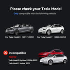 For Tesla Model Y Screen Protector Accessories 2024 2025, 15 inches Matte Tempered Glass Touch Screen Protector for Tesla Model Y (2025-2020) / Model 3 (2023-2017) Anti-Glare & Fingerprint