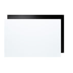 Broan-NuTone, SP300224, Reversible Backsplash Splatter Guard and Cooking Shield, Range Hood Accessories to Keep Kitchen Clean, 30" x 24", Black and White, 1