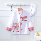 Melissa & Doug Chef Role Play Costume Dress -Up Set With Realistic Accessories Pretend Chef Outfit, Costume For Kids, Toddlers, Ages 3+