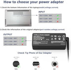 Universal 65W 45W USB C Laptop Charger-Replacement for Lenovo Thinkpad/Yoga/Chromebook,HP Acer Asus Samsung Mac book pro Dell Chromebook Latitude xps 13 Series,Fast Type C AC Adapter Power Cord Supply