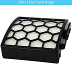 for Shark ZU62 ZU60 Navigator Zero-M Self-Cleaning Brushroll Pet Pro Upright Vacuum Replacement Filter Compare ZU62C NV150 NV151 NV251 NV255 Part 1238FT60 1239FT60,2 Filter 6 Foam 6 Felt Kit
