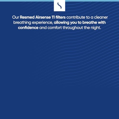 Snugell Compatible with ResMed AirSense 11 Disposable CPAP Filters – 40-Pack – Replacement for AirSense 11 Machines – Superior Filtration, Travel-Friendly Design, and Easy Installation