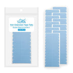 SUYYA 120 Pieces Hair Extension Tape Tabs Double Sided Extension Tapes for Replacement 4cm x0.8cm (Blue 120 Pieces)