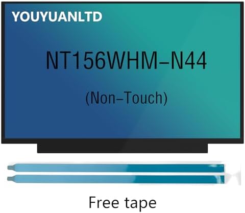 NT156WHM-N44 V8.0.Fit NT156WHM-N34 N156BGA-EA3 LCD Screen Replacement for HP 15-DW0083WM HD 1366x768, LED Non-Touch Display(Narrow Edge)