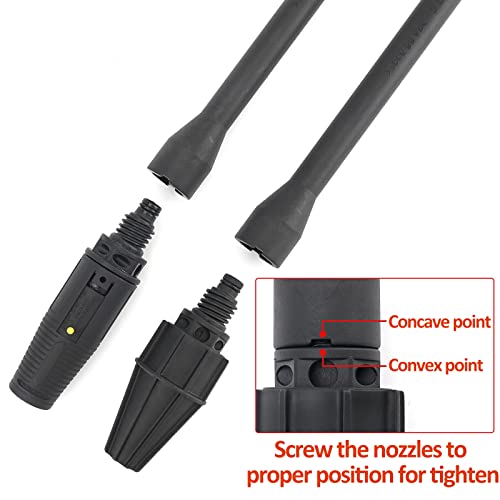 Bear Force High Pressure Water Spray Gun Wand Nozzle, Replacement Pressure Washer Gun Compatible with Portland Pulsar Husky Powerwasher TaskForce TaskMaster ShopForce Electric Pressure Washers