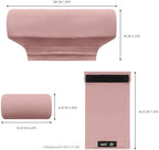SPRING SEAON Crutches Padding Ice Silk Waffle Pattern Universal Crutch Pads for Armpits and Hand Grips Pads for Crutches Underarm Crutch Cushions Crutch Covers Pillows Crutch Accessories (Pink)