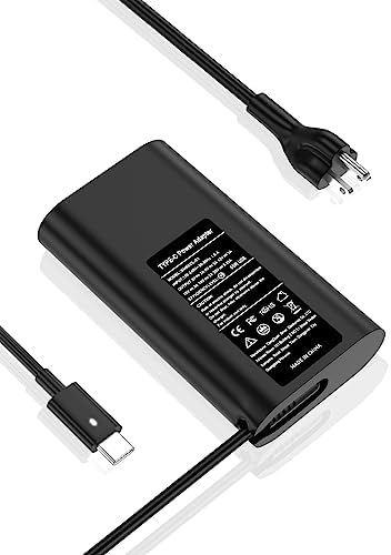 65W 45Watt for Dell Laptop Charger AC Adapter Replacement-for Dell USB C Charger Latitude 5420 5520 5320 7420 5430 7390 7320 7400,XPS 13 Chromebook 3100 Computer Type C Fast Charging Power Supply Cord