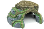 JIHAQUA Resin Large Turtle Tank Accessories Reptile Hideouts Cave Habitat Decor for Gecko Leopard Lizards Toad