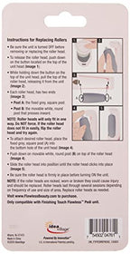 Finishing Touch Flawless Pedi Replacement Heads for Pedicures, 3 Piece Attachment Set