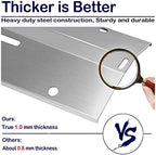 Grill Heat Plates Shield Stainless Steel Burner Cover BBQ Replacement Parts for Cuisinart CGG-200, CGG-220, CGG-240 All Foods Portable Gas Grillls