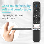 Voice Remote Control for TCL TV, RC813 Replacement Remote Compatible with TCL QM7 QM8 S5 S4 S3 Q7 Q6 Q5 Smart TVs (2024 Model)