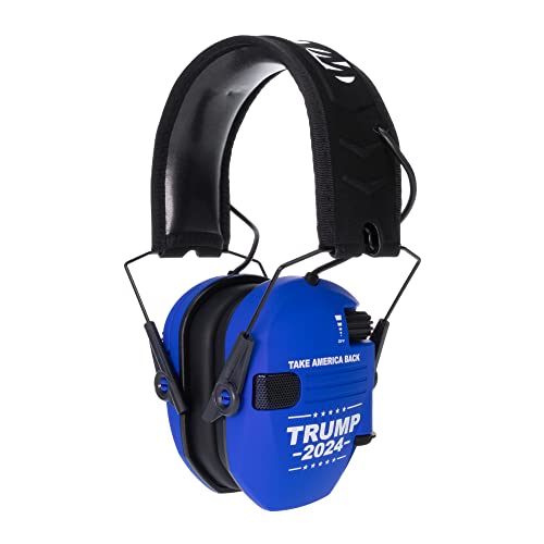 Walker's Razor Slim Shooting Hunting Protection Electronic Earmuffs - Take America Back Series (Trump 2024)
