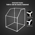 Portable Sauna Tent for Home Spa, Steam Saunas with Remote Control Folding Chair 2L Steam Pot for Detox Reduce Stress Fatigue (Black)
