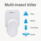 Safer Home SH502-2SR 2 Indoor Plug-in Fly Traps for Flies, Fruit Flies, Moths, Gnats, and Other Flying Insects – 2 Traps + 2 Glue Cards