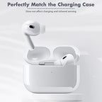 Seltureone 4 Pairs Replacement Ear Tips for Airpods Pro/Airpods Pro 2 with Noise Reduction Hole, Non-Slip Soft Silicone Airpods Pro Replacement Ear Tips with Portable Storage Box - Large