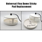 12 Pack -Flea Trap Refill Disc 7.1"– Fits Victor, bugMD, Aspect and Other Flea Dome Traps - Replacement Sticky Glue Pads – Bugs, Fleas, Flies, Mosquitos - Fleas Refill Pads