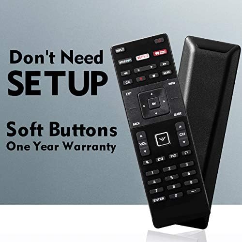 XRT122 Universal Replacement Remote Control for All Vizio E-Series D-Series LED HDTV Smart TV
