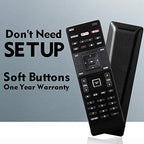 XRT122 Universal Replacement Remote Control for All Vizio E-Series D-Series LED HDTV Smart TV