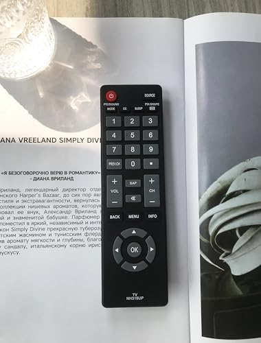 Replacement Remote Control for Sanyo TV NH316UD FW32D06F FW32D06F-B FW40D48F FW40D36F FW40D36F-B FW43D25F FW50D36F FW55D25F FW55D25F-B