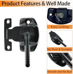 Smoker Door Latch for Pit Boss 1077, Rustproof Smoker Lid Clamp with Screws 4pcs, Smoker Leaf Latch for Cuisinart/Pit Boss Pro Series II 4 / Masterbuilt Electric Smoker Replacement Parts Latch Kits
