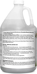 Harris 10X Sea Salt & Vinegar Weed and Grass Killer, Pet Safe, Kills to The Root with Spray Trigger, 128oz