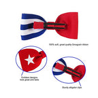 Cuba Flag Hair Bow Girls Women Hair Accessories Cultural Multicultural School Events QXP Shop