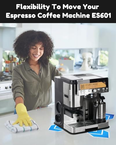Sliding Pad for Ninja Espresso Coffee Machine ES601 - Smooth Glide with Anti-Slip Base - Perfect Accessories Fit for Ninja Luxe Cafe Machine ES601 - Includes Hanging Strap