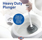 Clorox Toilet Plunger with Hideaway Caddy – Toilet Plunger for Bathroom, Bathroom Organizers & Storage, Bathroom Accessories, Toilet Unclogger, Plunger with Holder