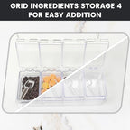 Ninja Creami Food Storage Containe, Airtight Food Storage Container Set,Acrylic Kitchen and Pantry Organization Canisters for Salted Nuts,Sugar,Chocolate Candy for ninja creami accessories