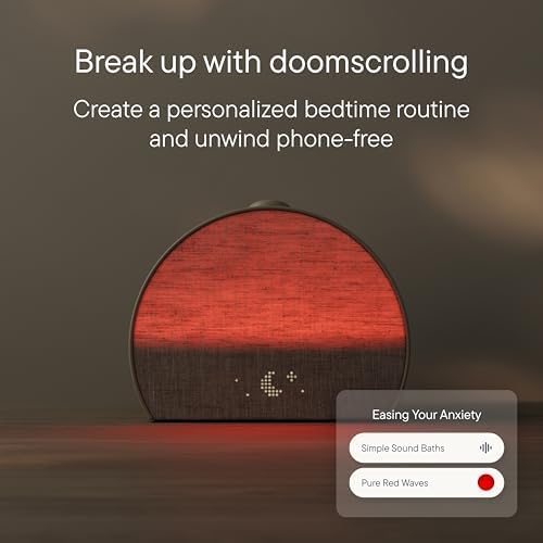 Hatch Restore 3 Sunrise Alarm Clock, Sound Machine, Smart Light (Putty) - White Noise, Screen-Free Sleep Routine