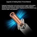 Hotend for Lab P1P P1S Print Head 24V 48W Ceramic Heater Cartridge Thermistor Removable 0.4MM Hardened Steel Nozzle High Temperature Sensor Heating Tube Kit Wrench Replacement