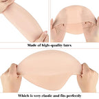 8 PCS Halloween Makeup Latex Bald Cap Think Bald Caps for Halloween Theme Party Cosplay for adults Women Men Bald Head Wig Cap Bald Hat Costume Accessory