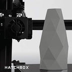HATCHBOX ABS 3D Printer Filament, Dimensional Accuracy +/- 0.03 mm, 1 kg Spool, 1.75 mm, Gray