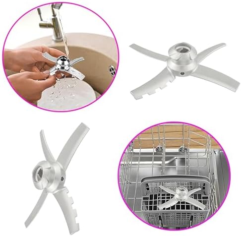 Replacement Paddle Blade Compatible with Ninja Creami NC300 NC299AMZ NC301 CN305A CN301COSeries Ice Cream Makers Replacement Parts for Ninja Ice Creami Accessories Blade Paddle Replacement