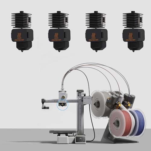 0.6mm Hotend Kit for Bambu Lab A1/A1 Mini, 3D Printer Parts Replacement Print Head for Bambu Lab A1/A1 Mini 3D Printer