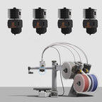 0.6mm Hotend Kit for Bambu Lab A1/A1 Mini, 3D Printer Parts Replacement Print Head for Bambu Lab A1/A1 Mini 3D Printer