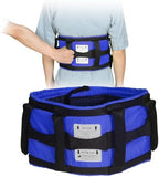 Gait Belts with Padded Handles,Transfer Belts Physical Therapy Belt for Seniors Moving, Lifting Belt Assist Patient/Elderly(Blue, X-Large)