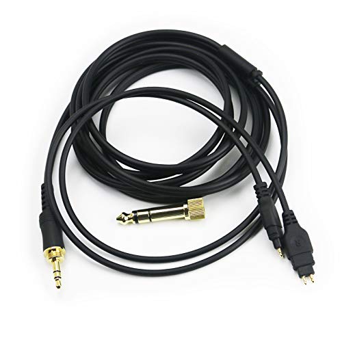 NewFantasia Replacement Audio Upgrade Cable Compatible with Sennheiser HD650, HD600, HD580, HD660S, HD58X, HD565, HD545, HD535, HD525, HD265, Massdrop HD6XX Headphones 1.5meters/4.9feet