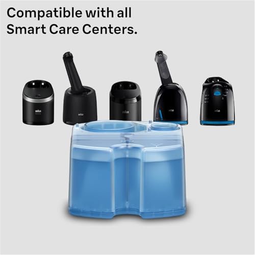 Braun Clean & Renew Refill Cartridges CCR, Replacement Shaver Cleaner Solution for Clean&Charge Cleaning System, Pack of 10