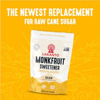 Lakanto Bulk Golden Monk Fruit Sweetener with Allulose - Bulk Raw Cane Sugar Substitute, Baking, Extract, Sugar Replacement (Golden - 20 kg)