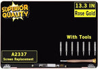 Screen Replacement for MacBook Air A2337 M1 2020 Year EMC 3598 Retina Display LCD Screen Full Assembly Complete Top Assembly 13.3" 2560x1600 (Gold)