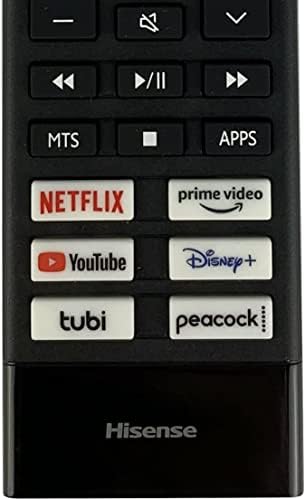 AJPro Replacement Remote Control for Hisense Smart Android TV Model ERF3J80H with Voice Control Works with TV 43A6G 50A6G 55A6G 65A6G 75A6G 50U6G 55U6G 65U6G 75U6G (Renewed)