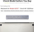 Screen Replacement for MacBook Air 13.3" A2179 2020 Year A1932 2019 Year Retina Full LCD Display Assembly 2560x1600 EMC 3302 EMC 3184 (Sliver)