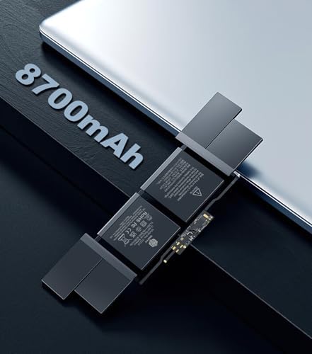 A2141 MacBook Pro Battery Replacement, A2113 Battery for MacBook Pro 16 Inch A2141 Retina Series (Year 2019 2020) (EMC 3347, MVVL2 MVVL2LL/A MVVM2 MVVM2LL/A MVVJ2 MVVJ2LL/A MVVK2 MVVK2LL/A 8700mAh)