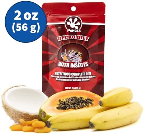 Pangea Fruit Mix with Insects Crested Gecko Complete Diet 2 oz
