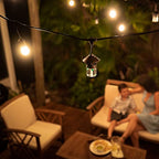 TIKI Brand Bitefighter Outdoor LED Weatherproof Proven Mosquito Repellent String Lights 36 Ft, Includes 3 Replaceable Repellent Pods