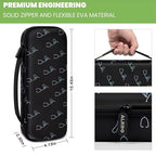 Stethoscope Case Compatible with 3M Littmann Classic III Monitoring/Lightweight II S.E/Cardiology IV Diagnostic/MDF Acoustica Stethoscopes, Extra Pocket for Doctor & Nurse Accessories (Multi-Color)