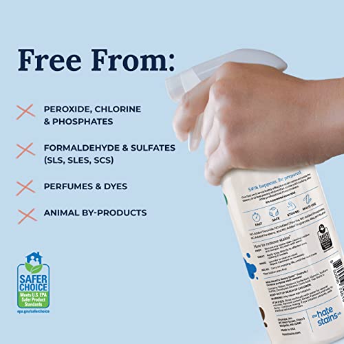 Miss Mouth's Messy Eater Stain Treater Spray - 16oz Stain Remover - Newborn & Baby Essentials - No Dry Cleaning Food, Grease, Coffee Off Laundry, Underwear, Fabric