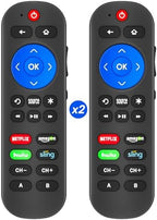 Programmable Remote for Roku Express 4K+, Express 4K Remote Replaces for Roku Express Remote with Volume Control for Roku Express Remote Replacement with Extra 9 Learning Keys (Not for Roku Stick)