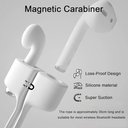 Single Replacement R Earbud for AirPods 2 gen, Only for AirPod 2 Right Model A2032，Right Earbud for Air pod Replacement 2nd gen with a Complimentary Magnetic Lanyard